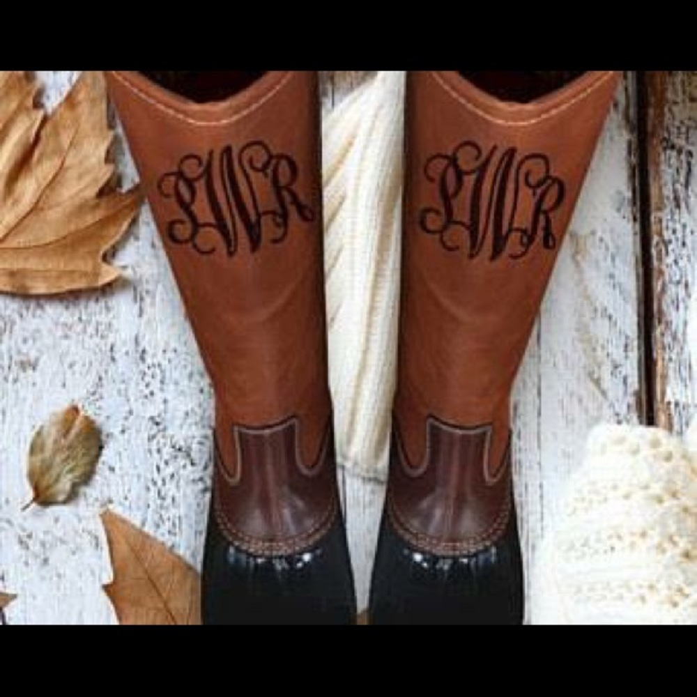Tall duck boots